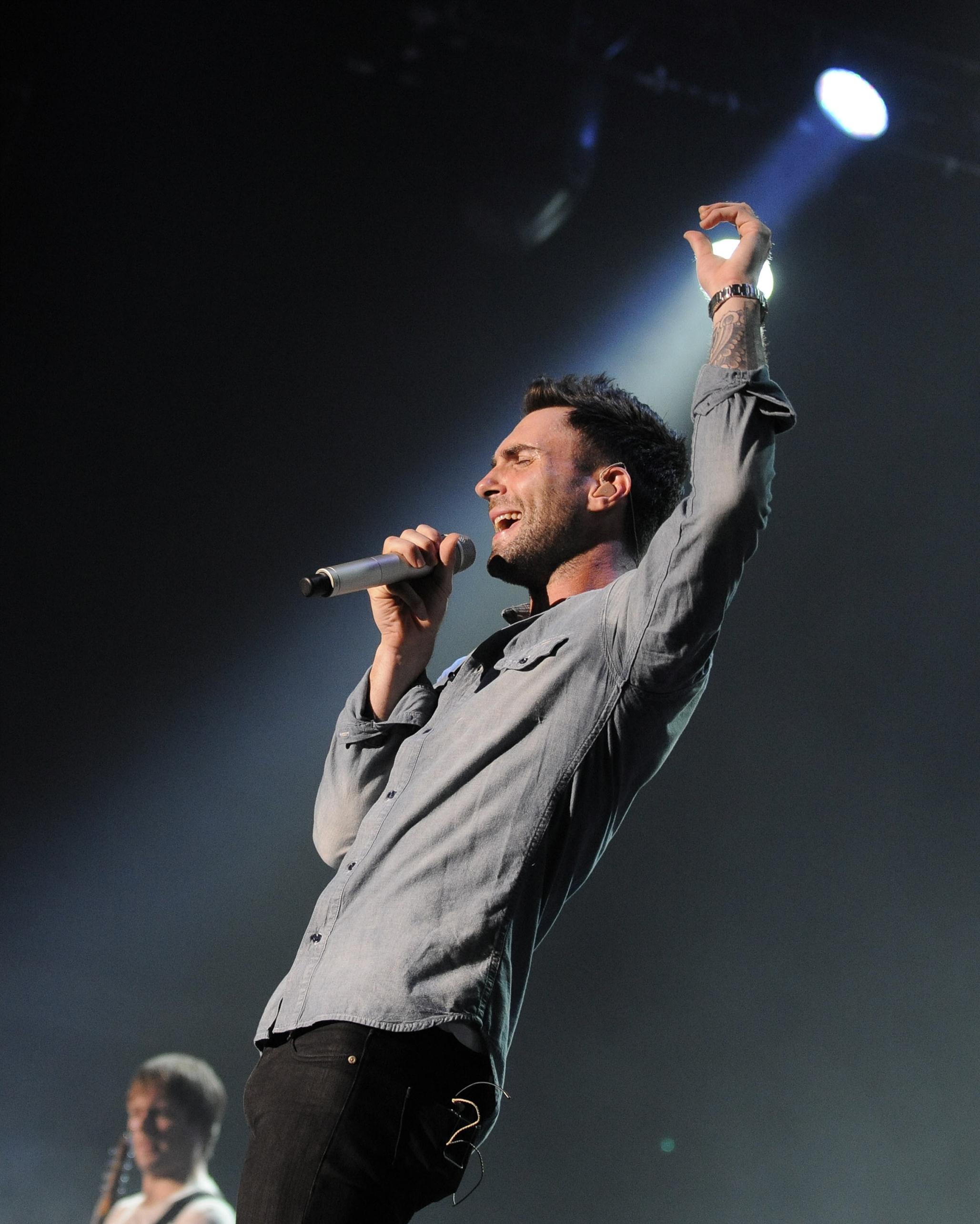 Adam Levine of Maroon 5 performs live at the 'Molson' pictures | Picture 63573